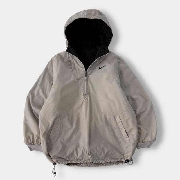 나이키 90‘s 오버핏 양면 리버서블 퀼팅 아노락 점퍼