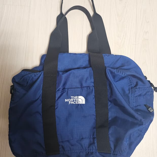 노스페이스 블루 토트백