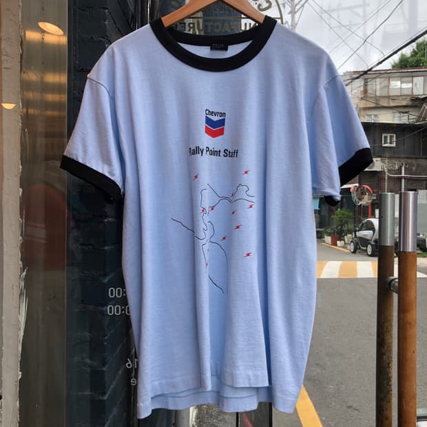 70s~90s Ringer T-shirt-XL