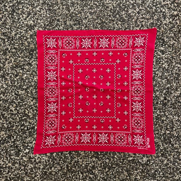 빈티지 패턴 반다나 made in USA (53x50cm)  