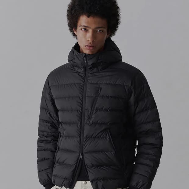 (새상품/XL) 무탠다드 시티 레저 후디드 라이트 다운 재킷 [블랙]