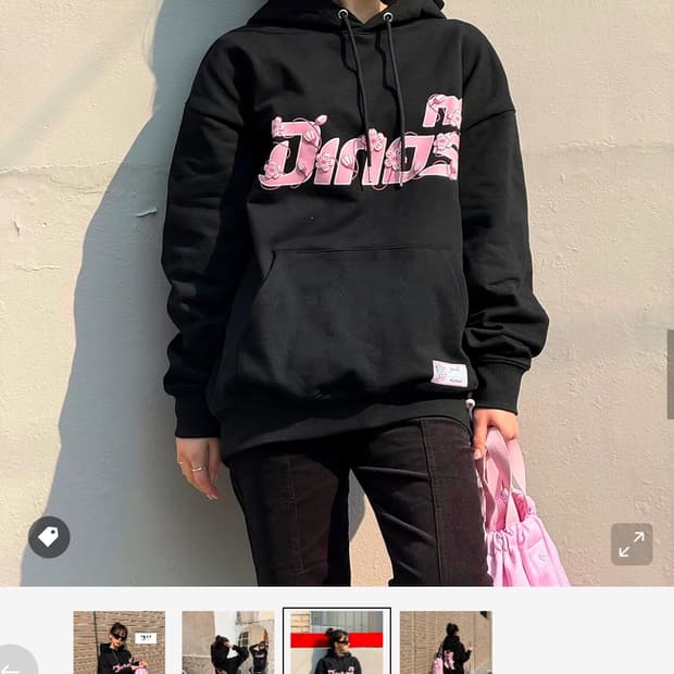 [새상품] NC엔씨다이노스 X 무신사 26 한정판 벚꽃후디