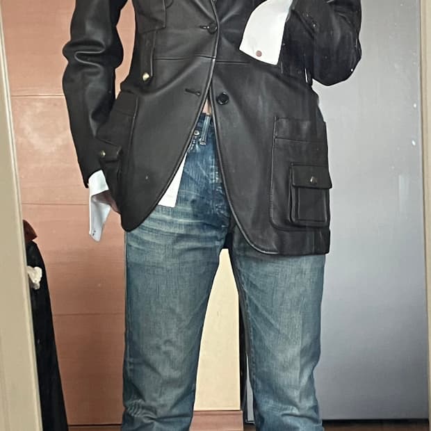 돌체앤가바나 사르토리아 사슴가죽 자켓