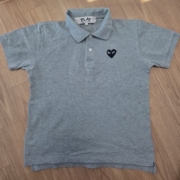 L)꼼데가르송 그레이 블랙와펜 카라반팔티/AZ T078