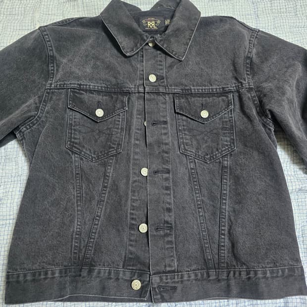RRL 3세대 트러커 블랙 L사이즈