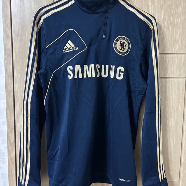 아디다스 첼시 트레이닝 탑 네이비 삼성
