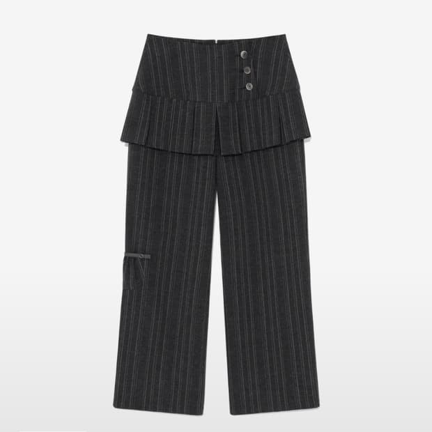 더콜디스트모먼트 스커트 레이어드 팬츠 차콜m 팝니다 (새제품)