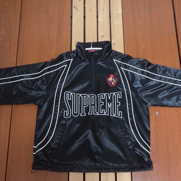 Supreme Satin Piping Pullover Black - 25