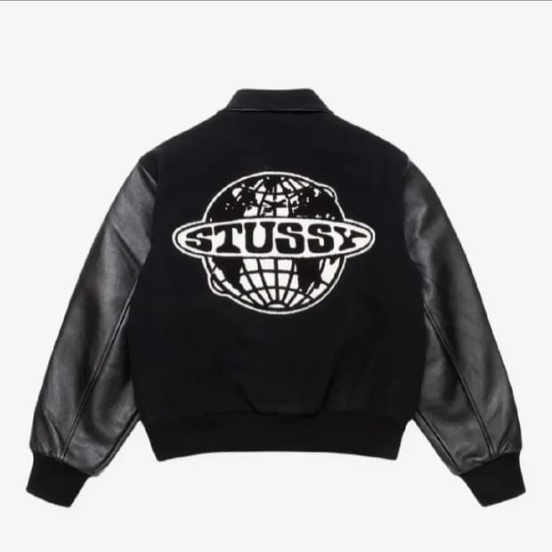 스투시 글로브 바시티 블랙