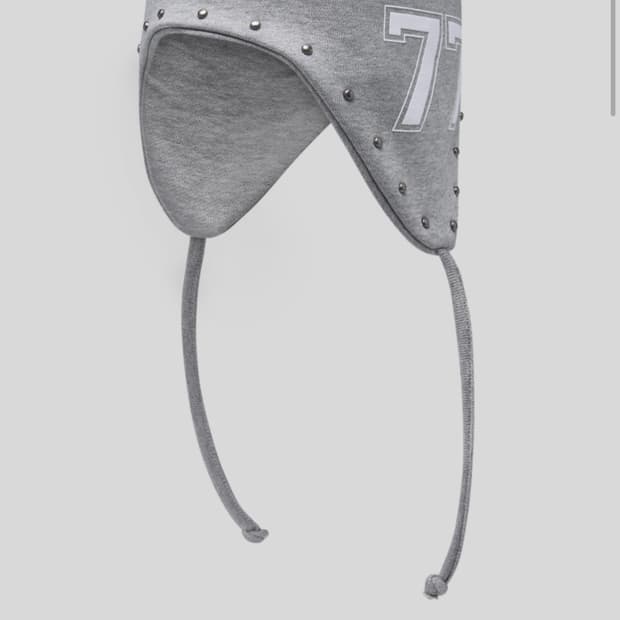 2차★[fa.er.ie] rivet jersey earflap beani