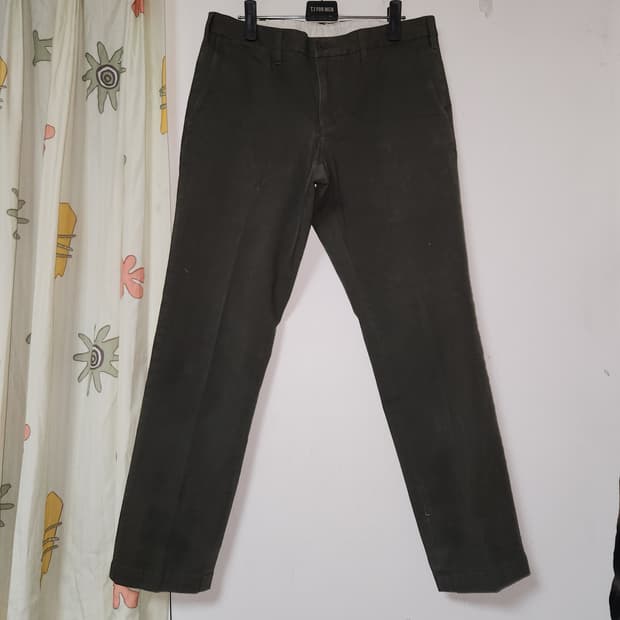 무인양품 남성 면바지 카키색 82(32)