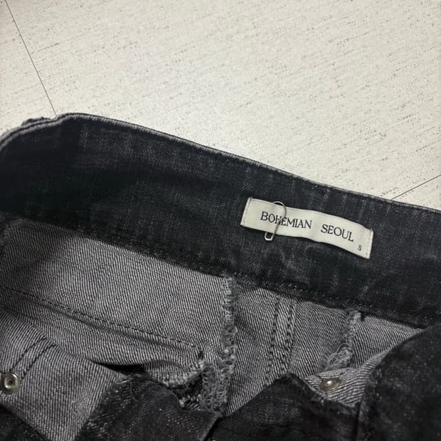 보헤미안서울 미니스커트 청치마