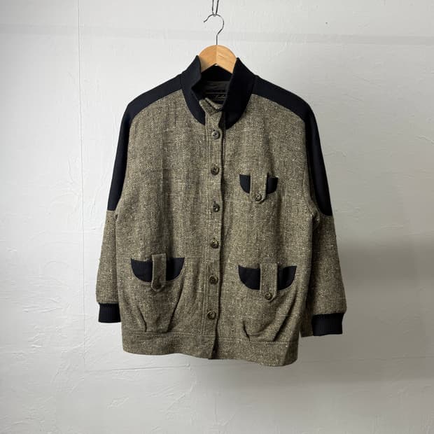 Leilian 헤링본 자켓