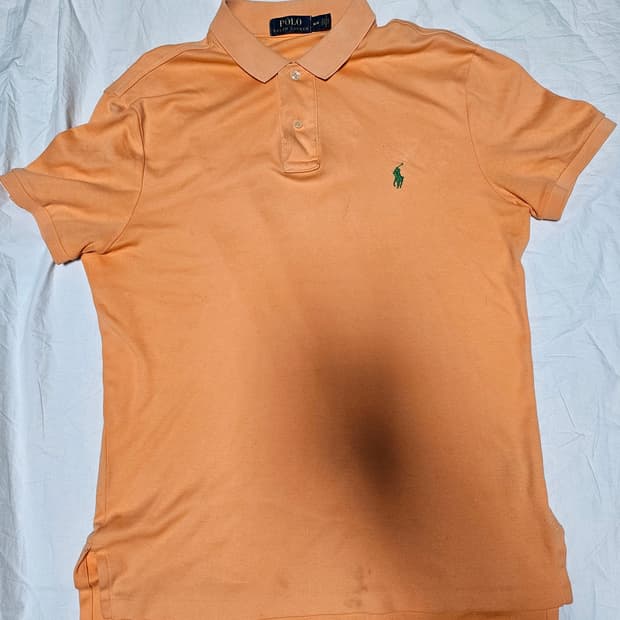 폴로랄프로렌 PK티 카라티 카라티셔츠 오렌지 쿨원단 M