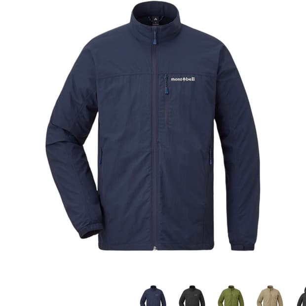 [새상품/M] 몽벨 OD자켓 바람막이 네이비