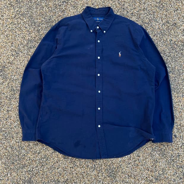 폴로 (POLO RalphLauren)네이비 옥스퍼드 셔츠