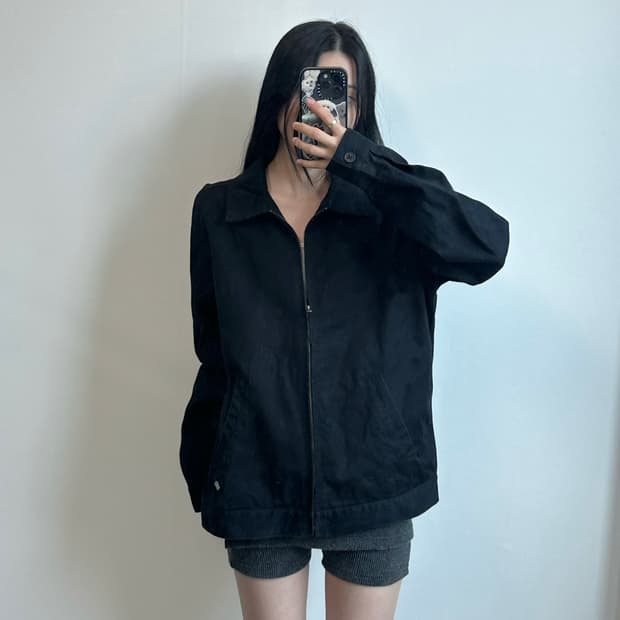 디키즈 아이젠하워 블랙 워크 자켓