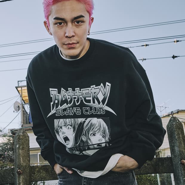 엑스트라오디너리 B.S.C 애니메이션 크루넥 블랙 XL