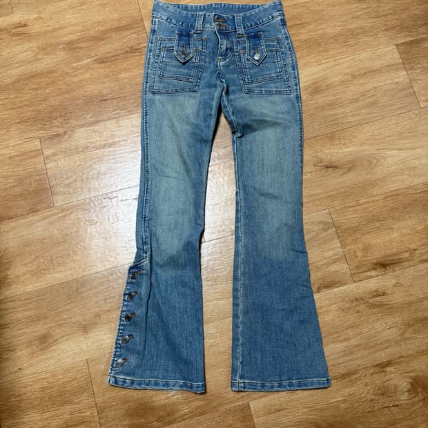 빈티지 부츠컷 데님 팬츠