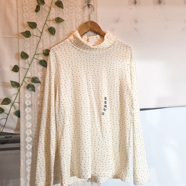 도트 목폴라 슬리브