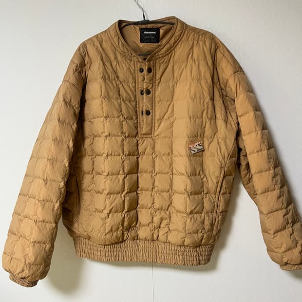 오프그리드 반집업 퀼팅 패딩 m