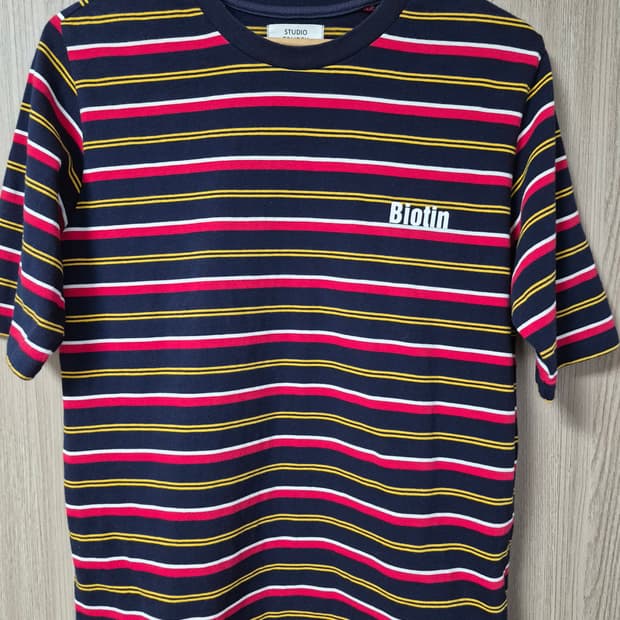 스튜디오톰보이 스트라이프 반팔 프리사이즈