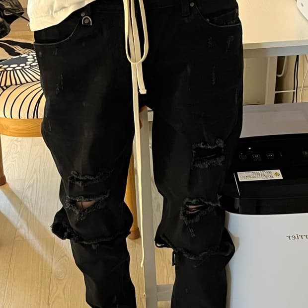 hyper denim black jean