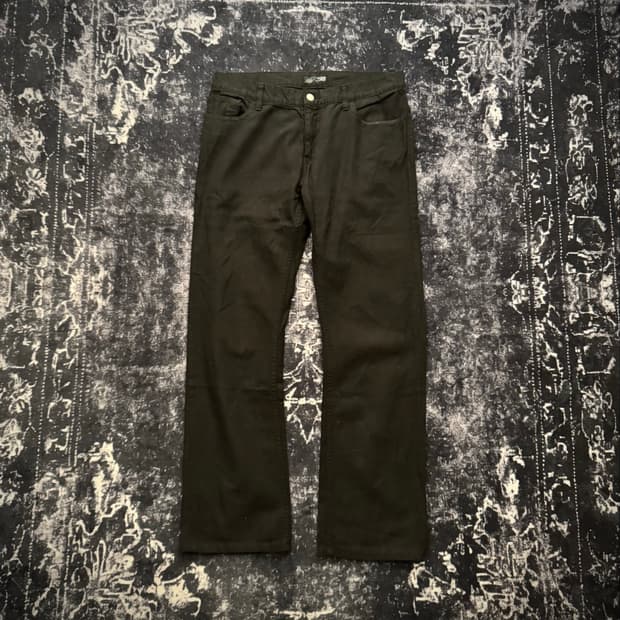 “BEAMS“ Black denim pants