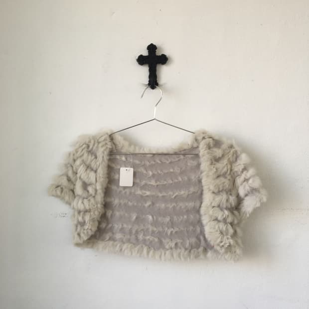 Rabbit fur bolero