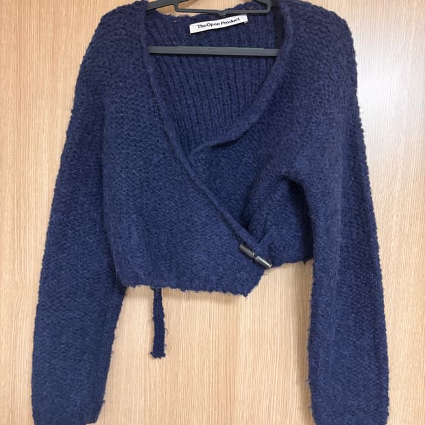 TheOpen Product 랩 니트 가디건 네이비
