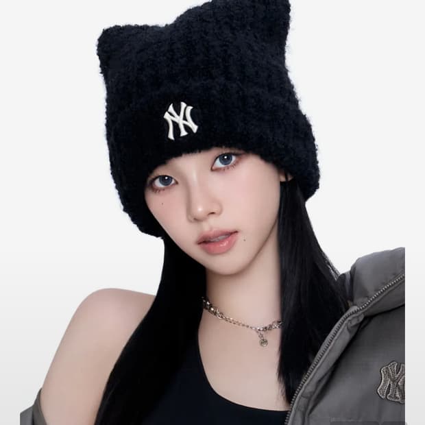 MLB 플러시 미야옹 비니 NY BLACK
