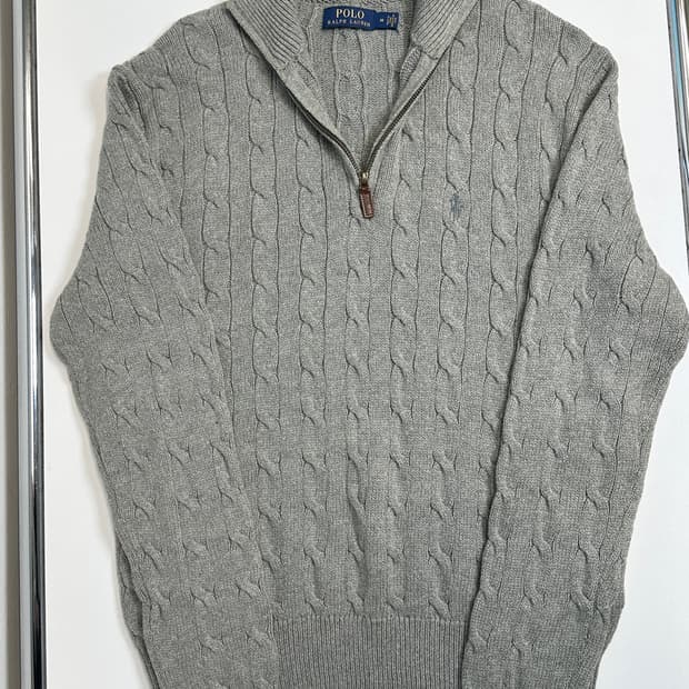 폴로 랄프로렌 꽈배기 니트 M