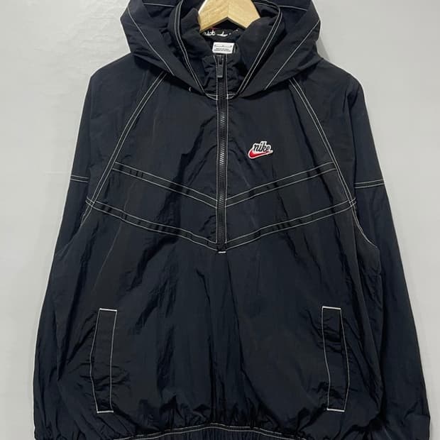 나이키 NSW 윈드러너 SW5 블랙 아노락 M