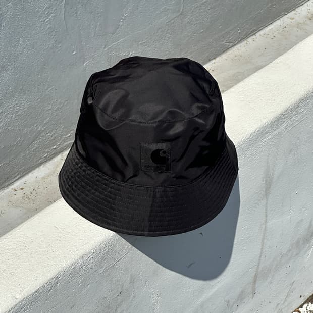 [L-XL] 칼하트 나일론 블랙 버킷햇 모자