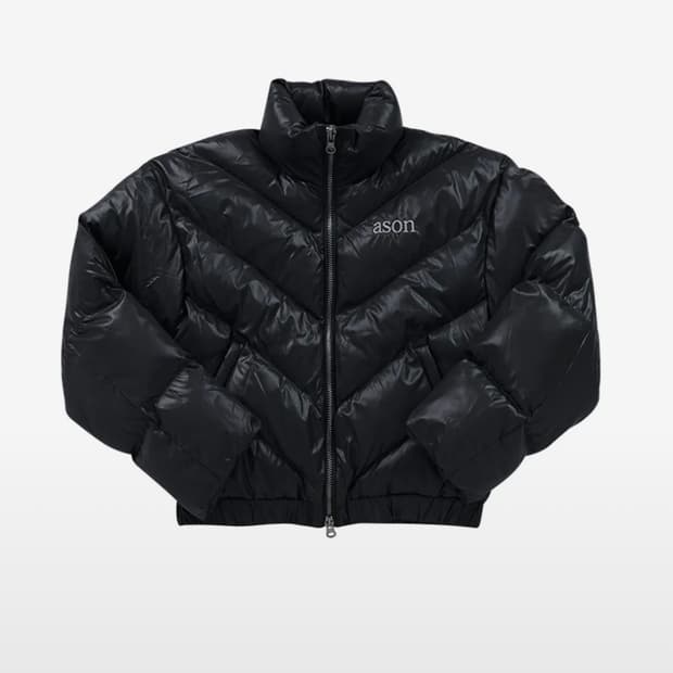 애즈온 패딩 black free