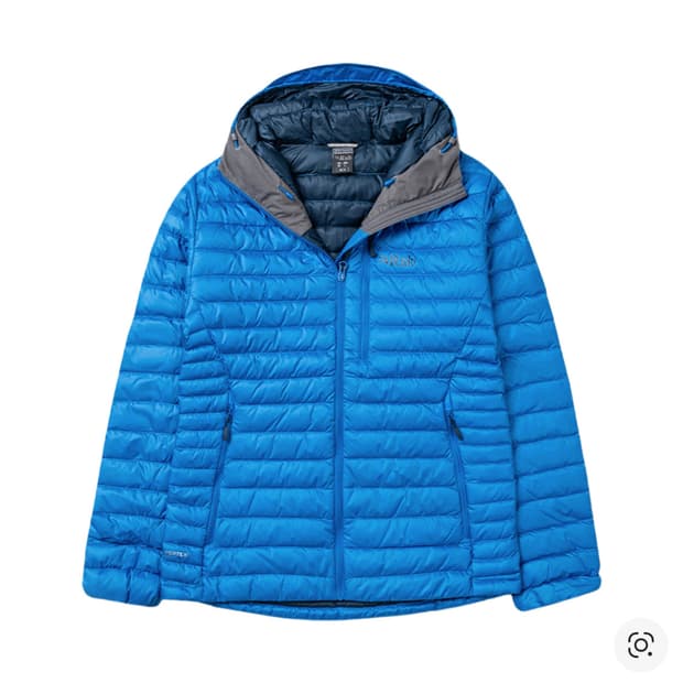 랩 Rab 블루 경량 패딩 자켓