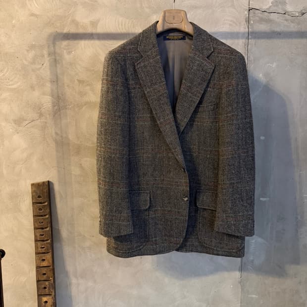 브룩스브라더스 헤링본 트위드 자켓 남성100