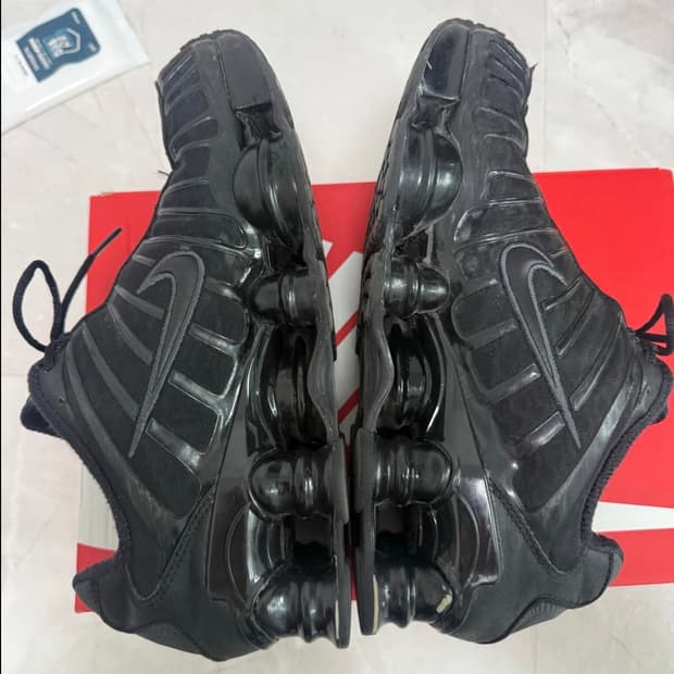 나이키 샥스 tl 블랙 270