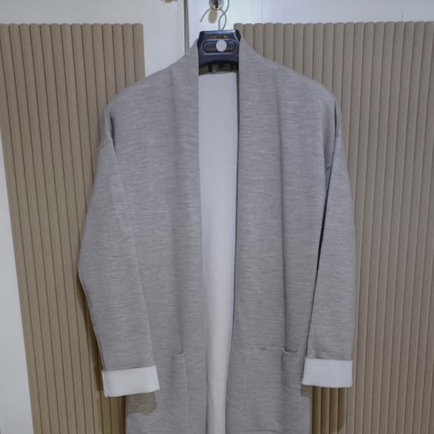 M 띠어리 오픈 가디건 롱