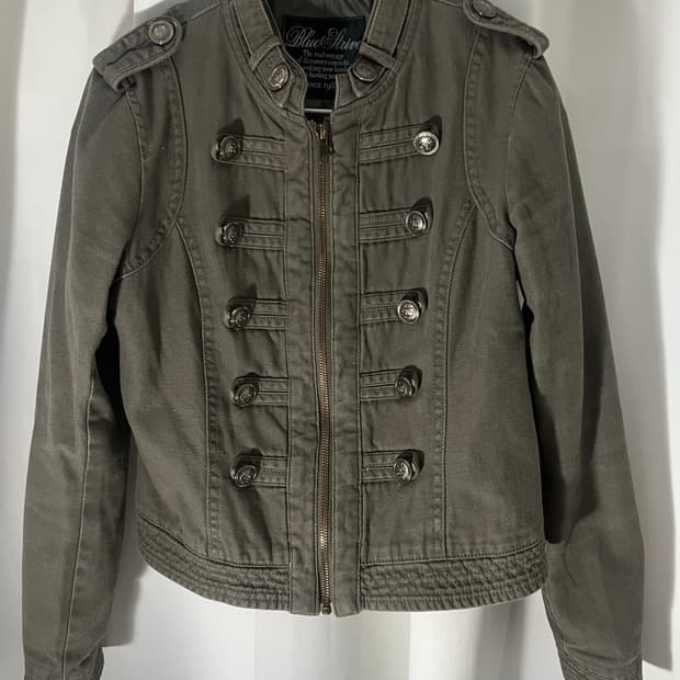 카키 나폴레옹 자켓