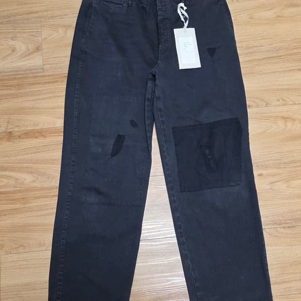 34size택포40만)23시즌 올드조 스카페이스 패디드 백 트라우저