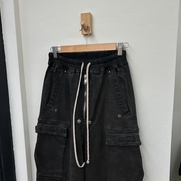 16385 - 릭오웬스 다크쉐도우 더블 카고 점보 벨라스 팬츠