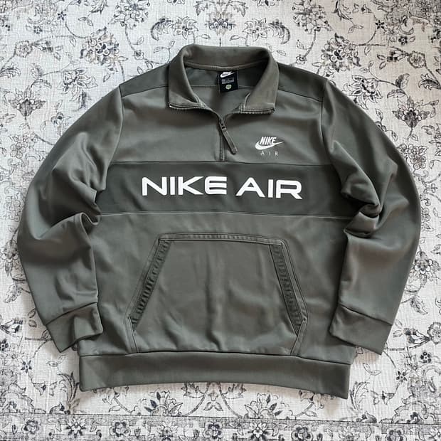 나이키 스펠아웃 빅로고 져지 반집업