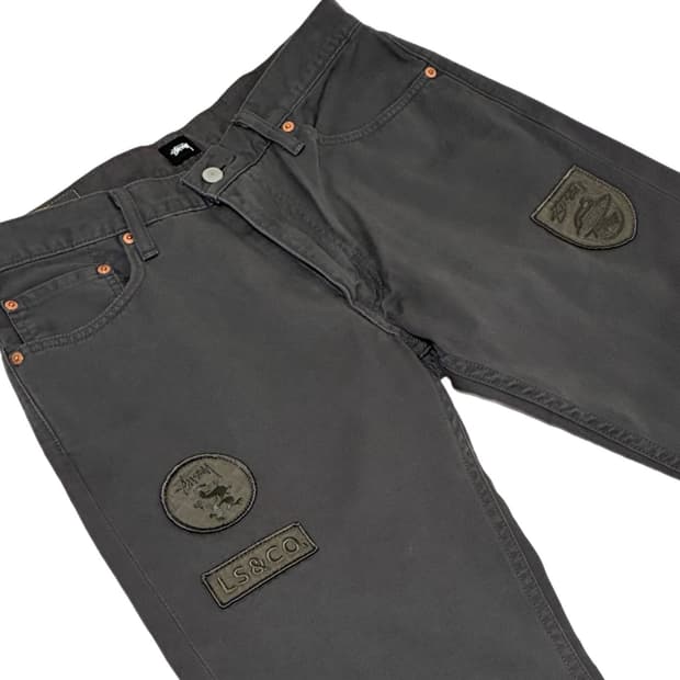스투시 리바이스 Stussy x Levi's Patched Pants