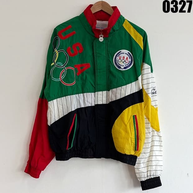 APEX ONE USA 올림픽 공식 라이선스 빈티지 자켓 XL 0327