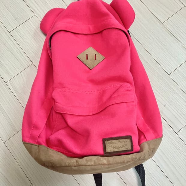 모리걸 돼지코 라떼갸루 백팩 가방 빈티지 일브