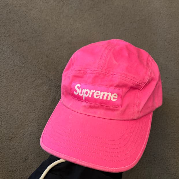 슈프림 워시드 치노 캠프캡 처분 