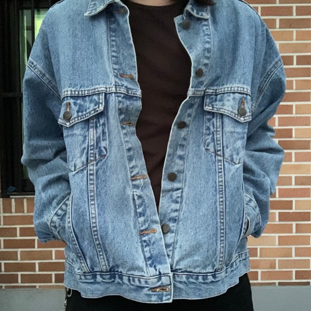 (XL)하드락 데님 트러커 자켓