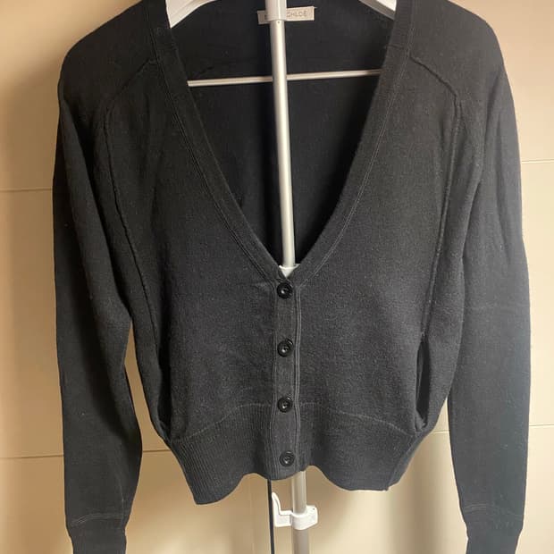 See by Chloe 블랙 가디건