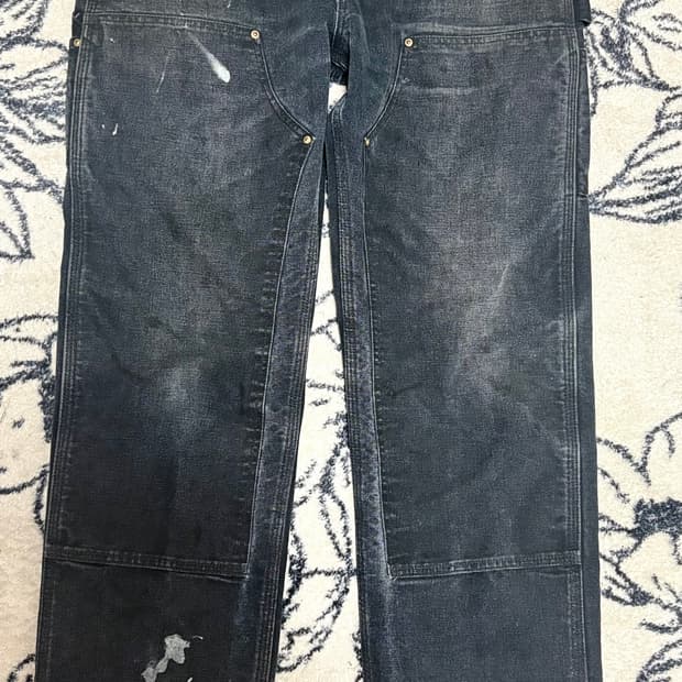 빈티지 칼하트 더블니 블랙